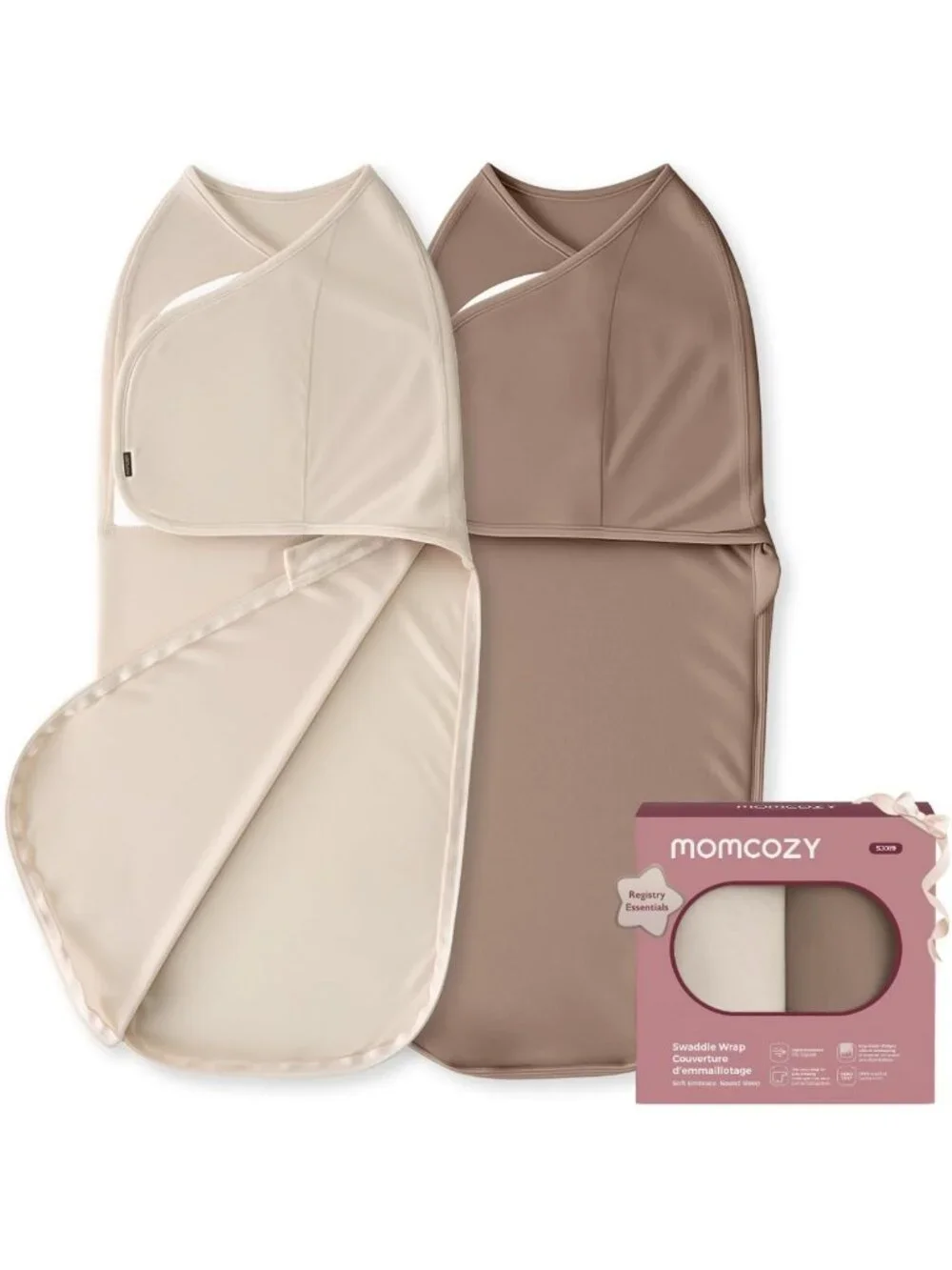 Cozy Newborn Swaddles with Quiet Fastener | Infant 0-3 Months Sleep Wraps